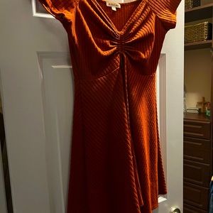 Cute Fall dress. Burnt orange color.